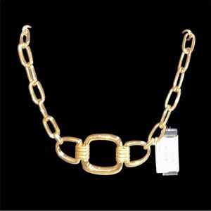 NOS Vintage Monet Monet Choker Necklace Modernist Style Open Links Tags Attached